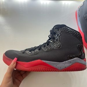 2016 jordan air spike Forty PE black fire
